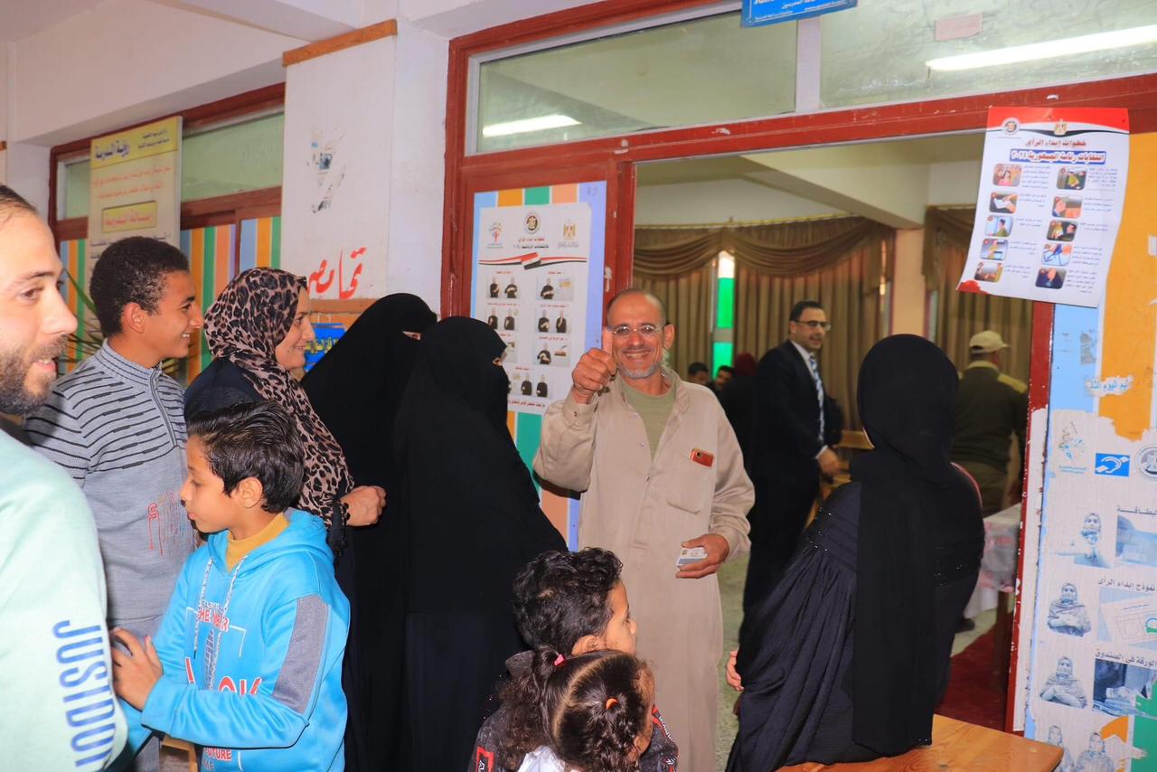 زحام على التصويت فى الانتخابات الرئاسية بالدقهلية (1)