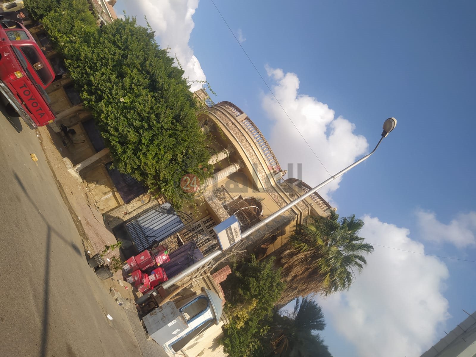 السيطرة علي حريق مصحة الشروق 