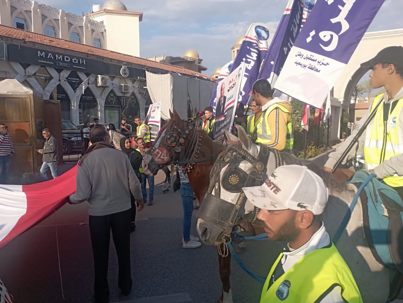 احتفالات عارمة بفوز الرئيس السيسي ببورسعيد