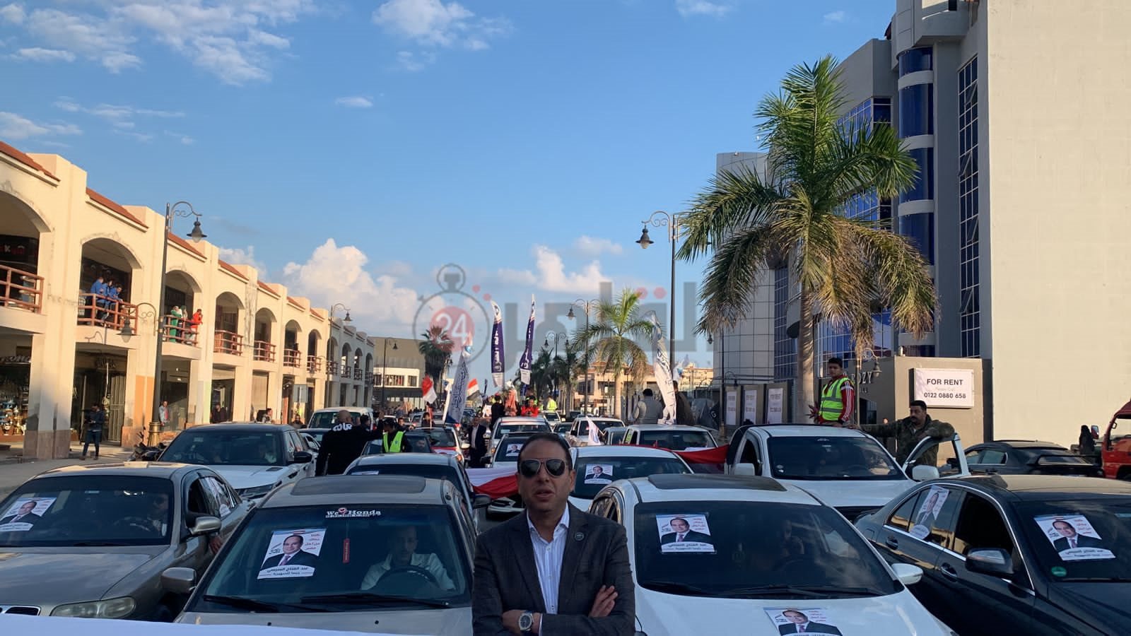 احتفالات عارمة بفوز الرئيس السيسي ببورسعيد