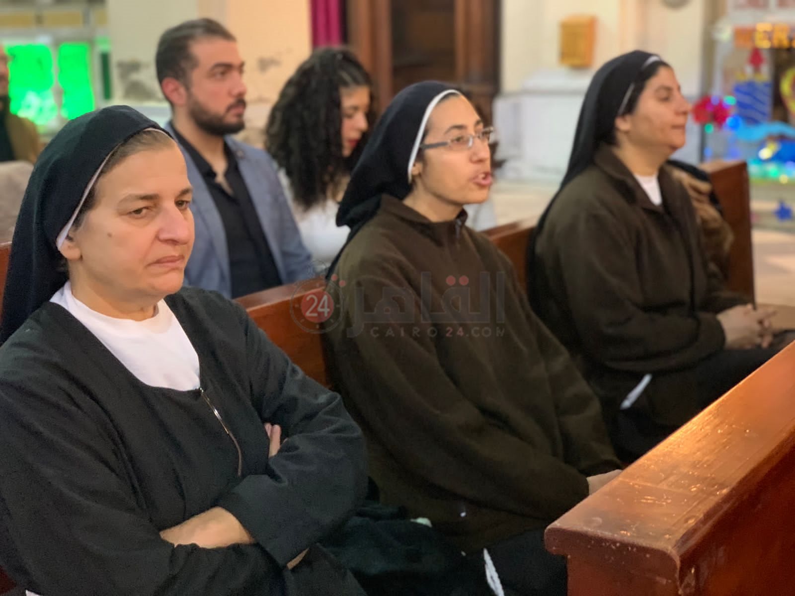 الأقباط الكاثوليك يحتفلون بعيد الميلاد المجيد ببورسعيد