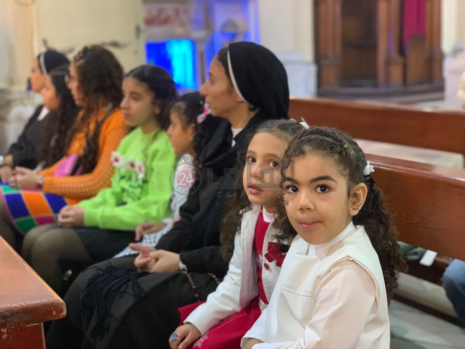 الأقباط الكاثوليك يحتفلون بعيد الميلاد المجيد ببورسعيد