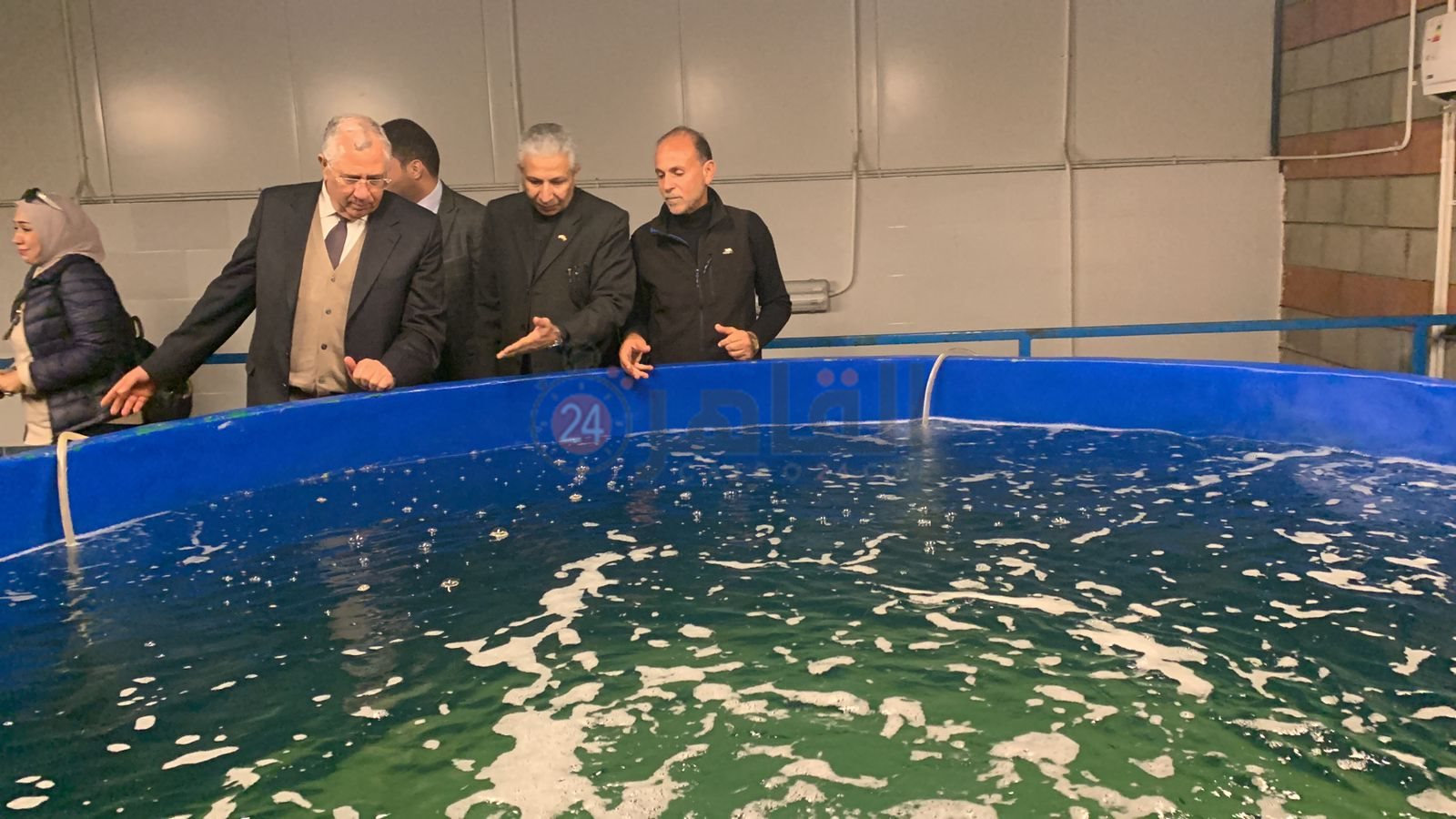 وزير التنمية المحلية يتفقد مصنعا لتفريخ الأسماك ببورسعيد 