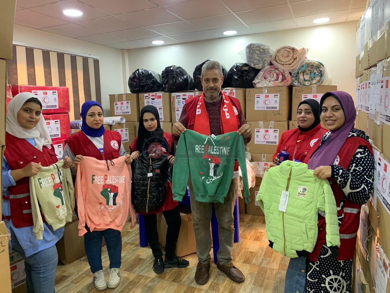 قوافل مساعدات غزة 