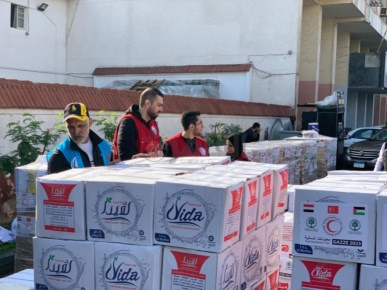 قوافل مساعدات غزة 