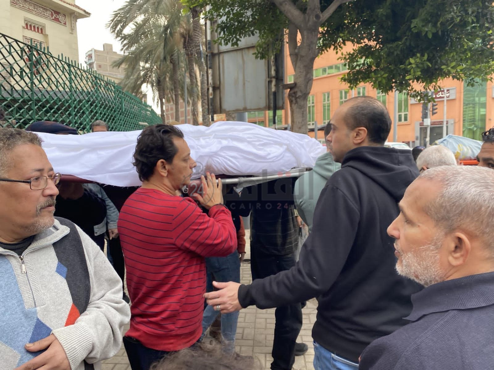 تشييع جثامين ضحايا حريق سوق الميدان 