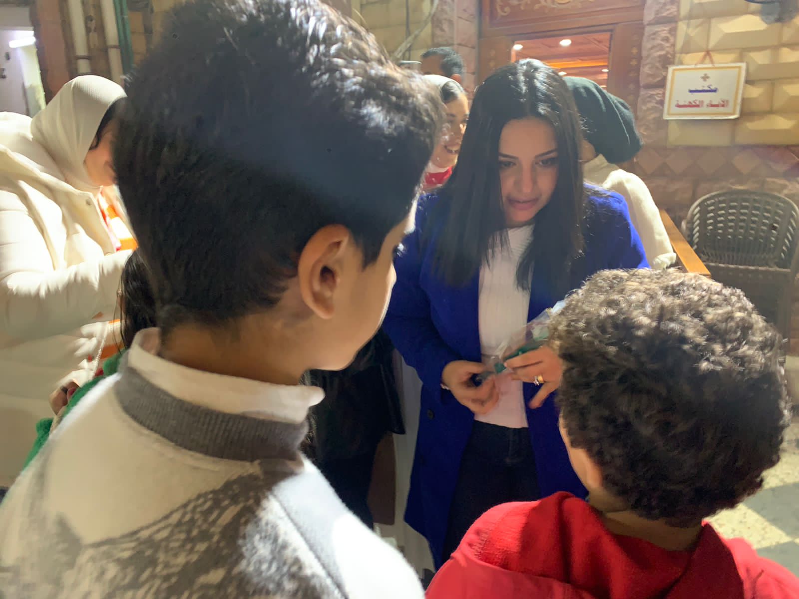 التحالف الوطني يوزع هدايا لاسعاد الصغار في عيد الميلاد ببورسعيد