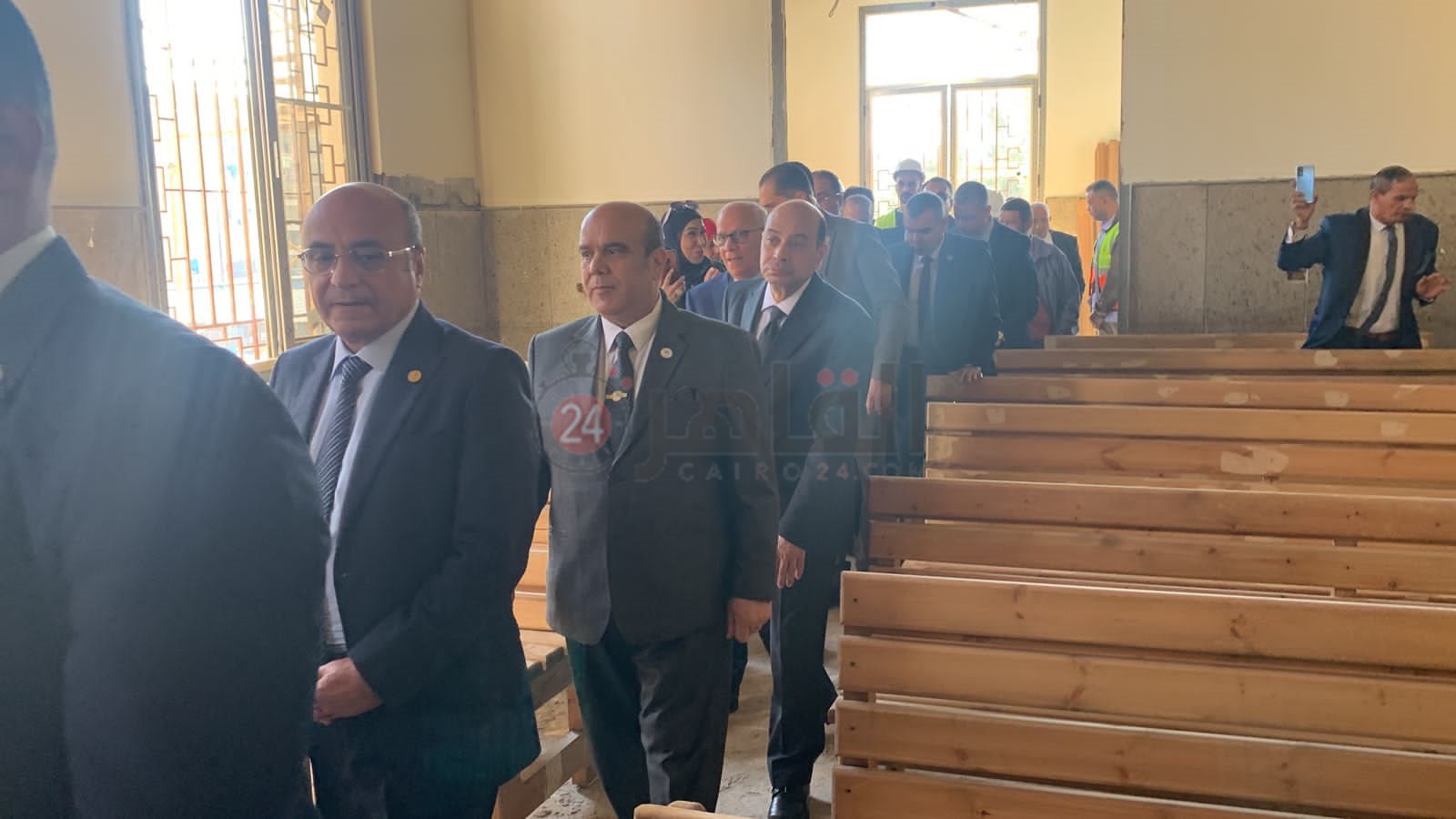 وزير العدل يتفقد أعمال إنشاء محكمة مميكنة ومتطورة ببورفؤاد