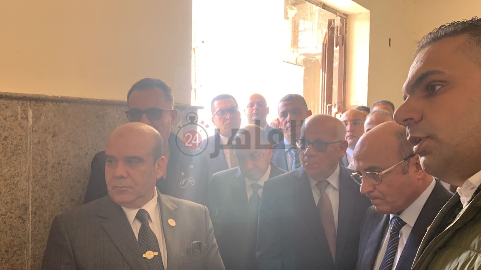 وزير العدل يتفقد أعمال إنشاء محكمة مميكنة ومتطورة ببورفؤاد