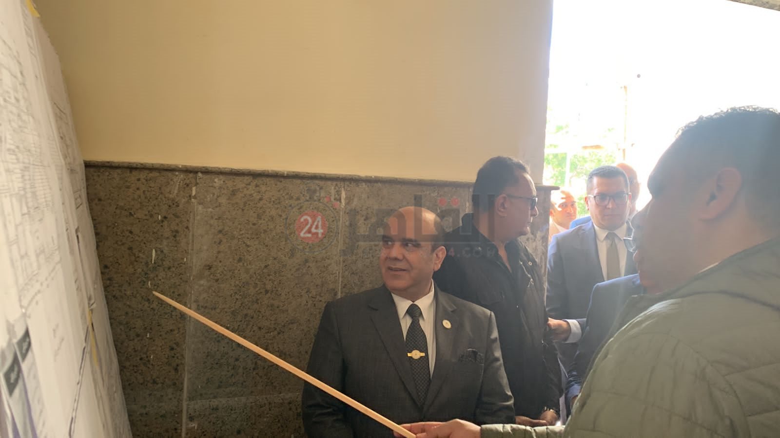 وزير العدل يتفقد أعمال إنشاء محكمة مميكنة ومتطورة ببورفؤاد