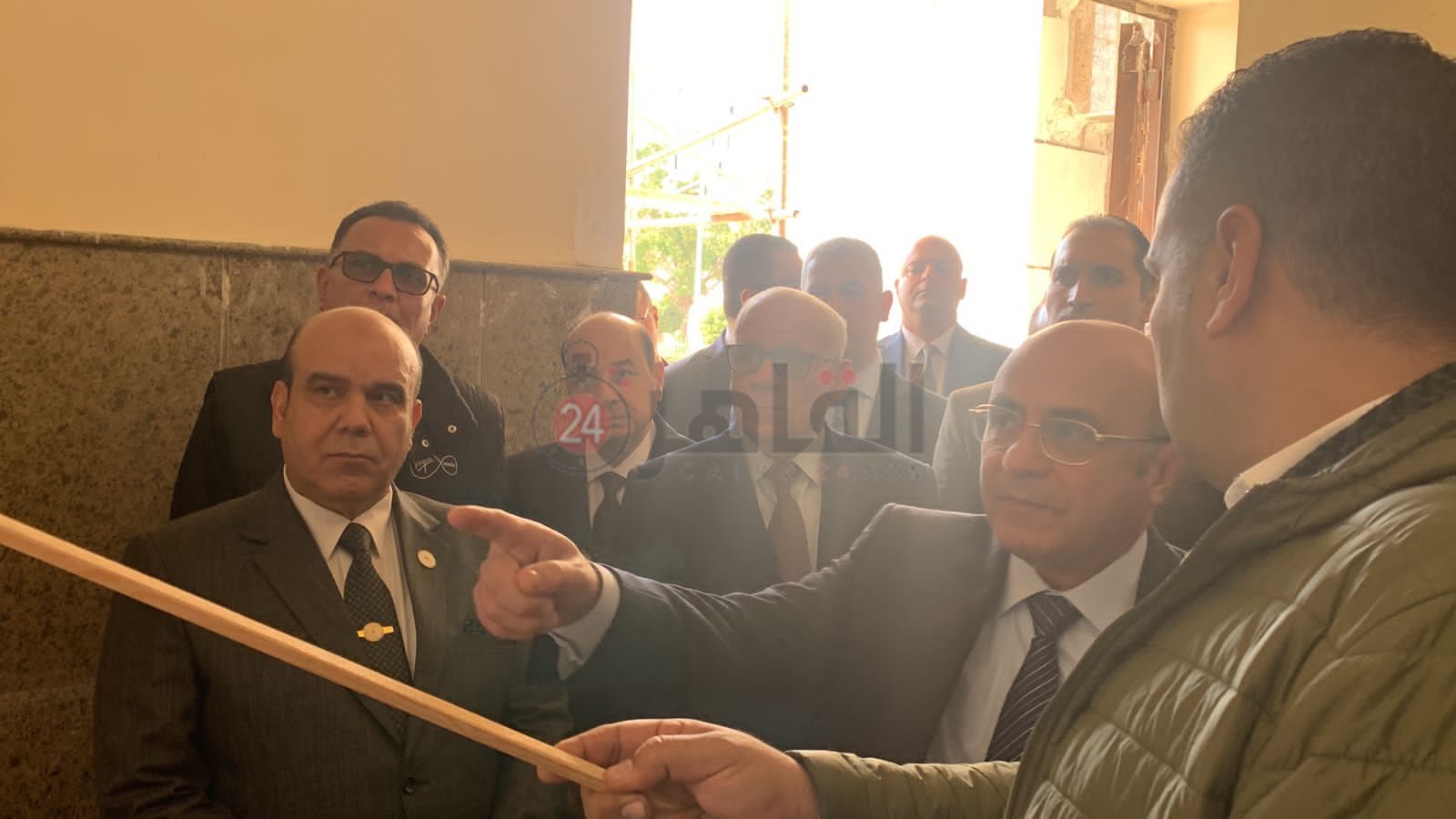 وزير العدل يتفقد أعمال إنشاء محكمة مميكنة ومتطورة ببورفؤاد