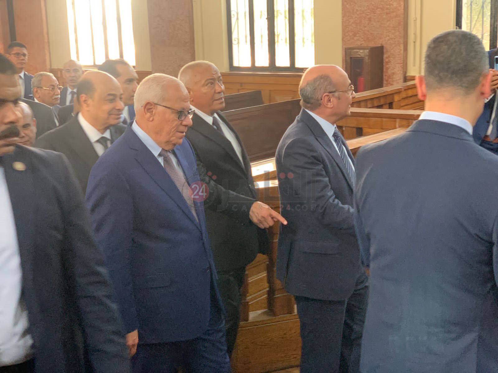 وزير العدل يتفقد أعمال إنشاء محكمة مميكنة ومتطورة ببورفؤاد