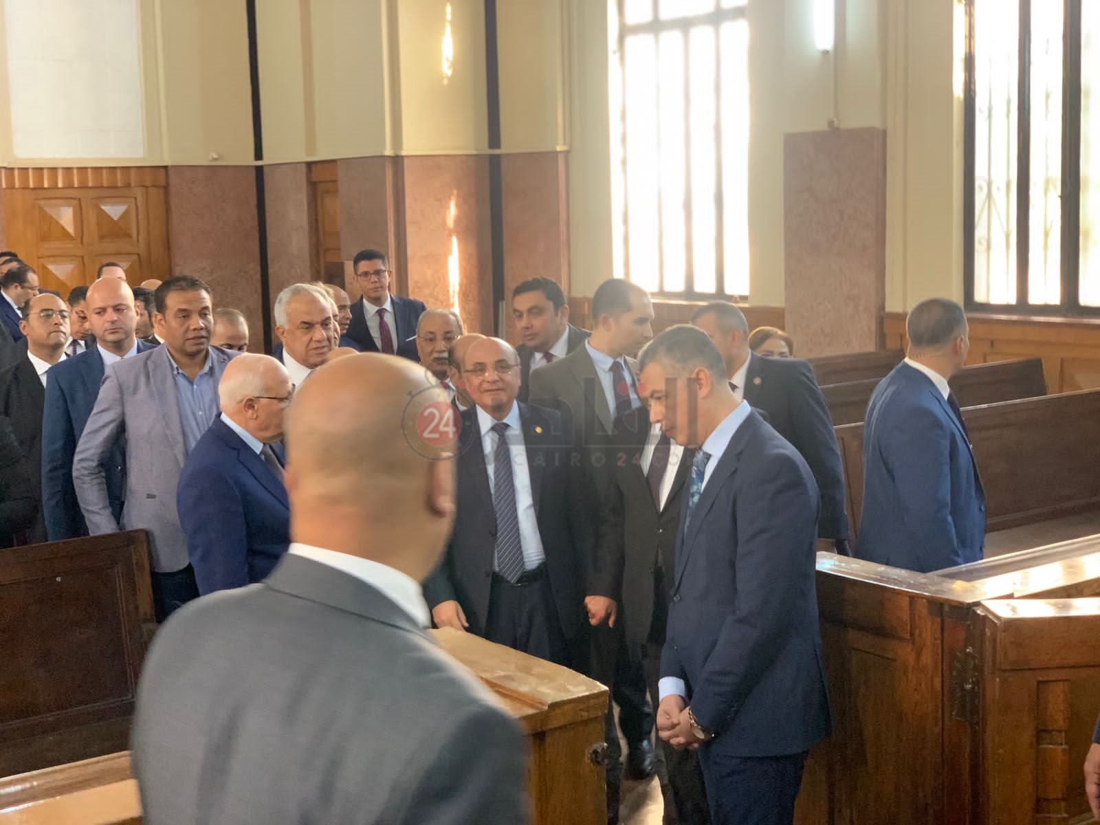 وزير العدل يتفقد أعمال إنشاء محكمة مميكنة ومتطورة ببورفؤاد