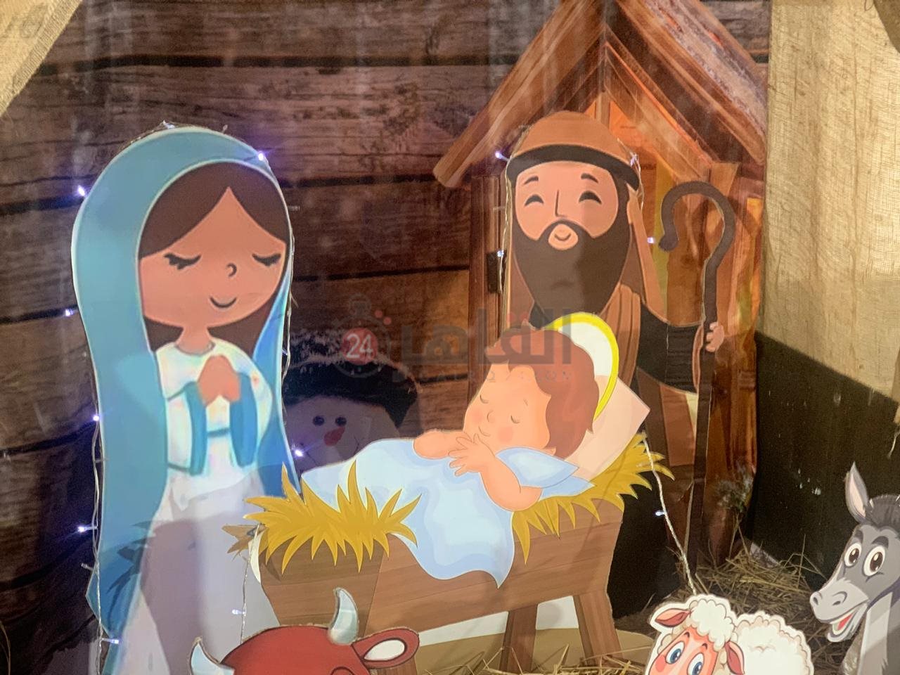 الصغار يزينون الكنائس خلال قداس عيد الميلاد ببورسعيد| صور