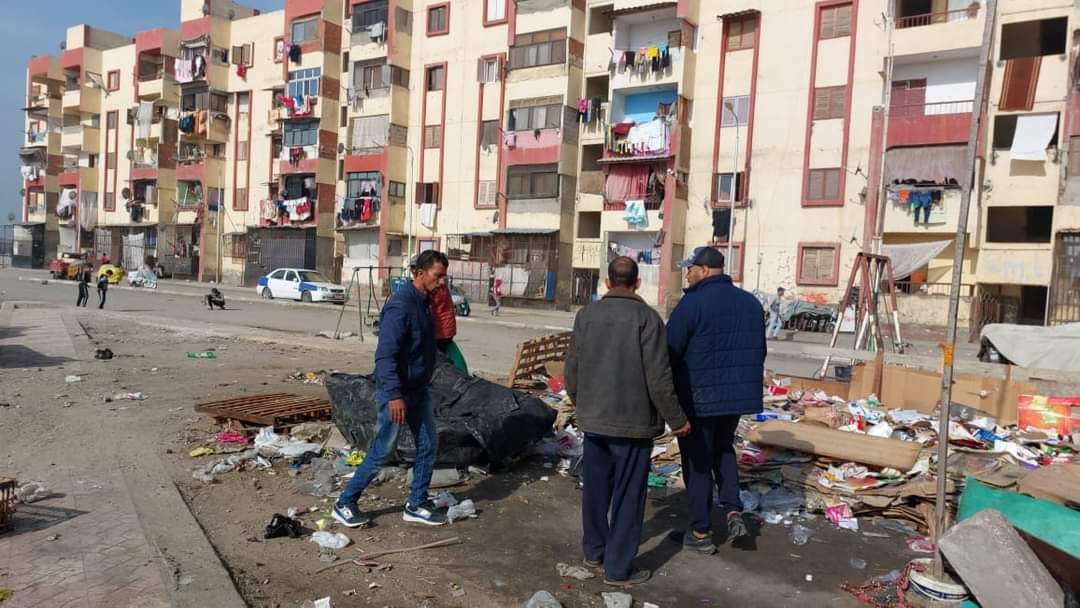 حملة لمكافحة نباشين القمامة ببورسعيد