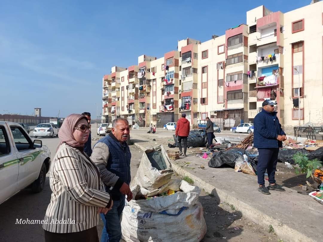 حملة لمكافحة نباشين القمامة ببورسعيد
