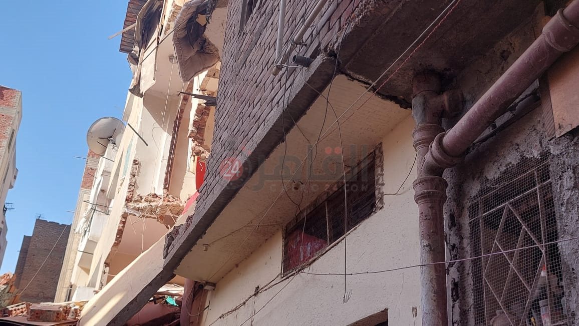 انهيار عقار في الدقهلية