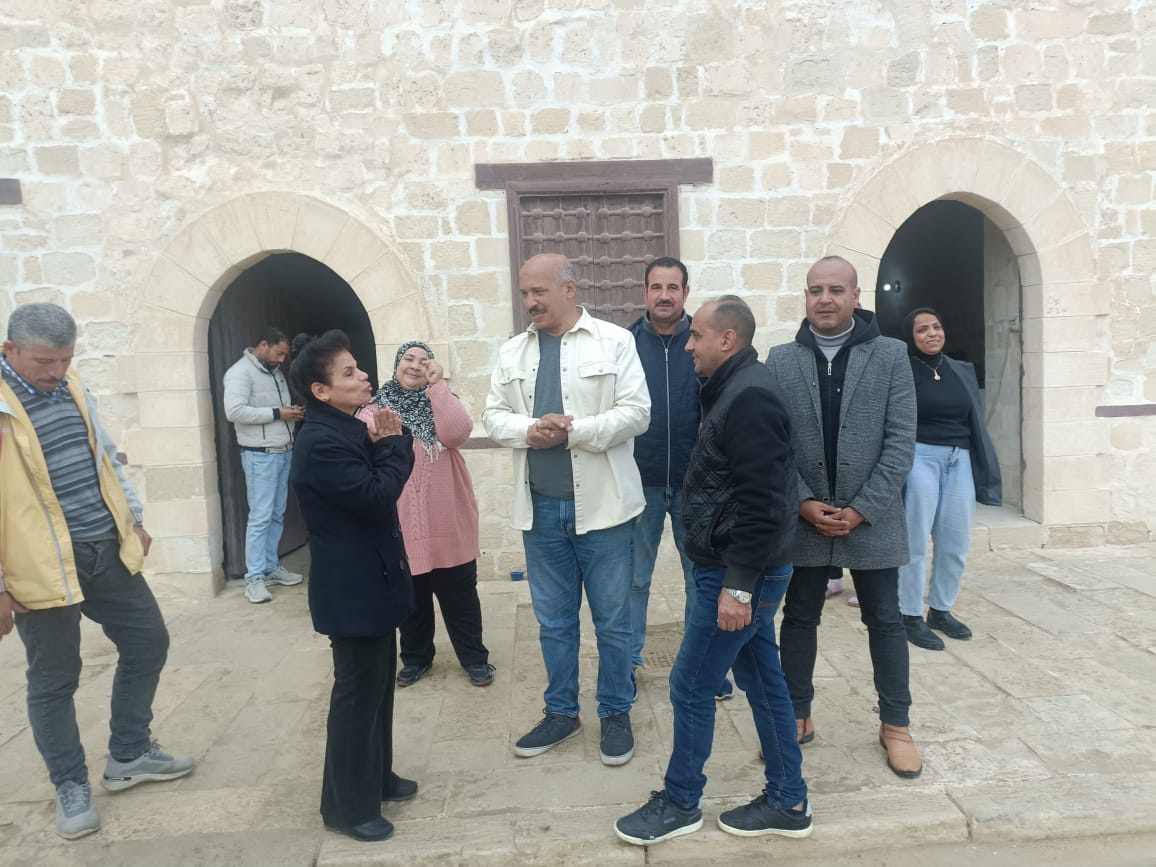 متابعة مشروعات قلعة قايتباي بالإسكندرية 