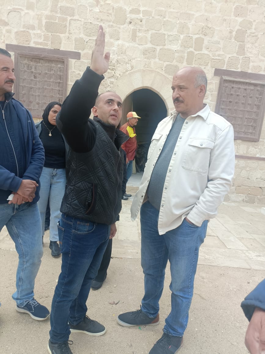 متابعة مشروعات قلعة قايتباي بالإسكندرية 