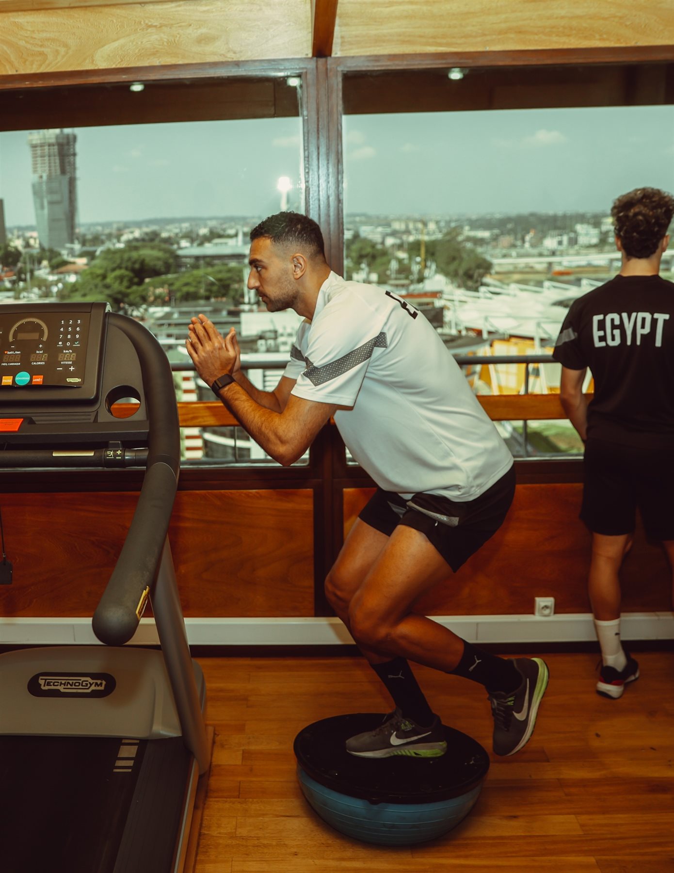 مران لاعبي منتخب مصر في الجيم (2)