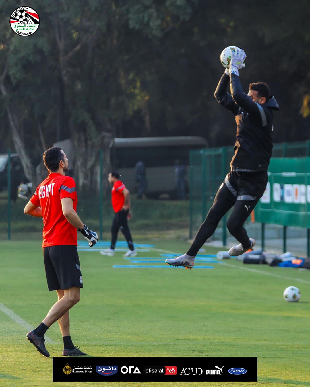 المران الثاني لمنتخب مصر في كوت ديفوار (1)