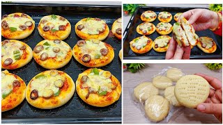 طريقة عجينة بيتزا سريعة