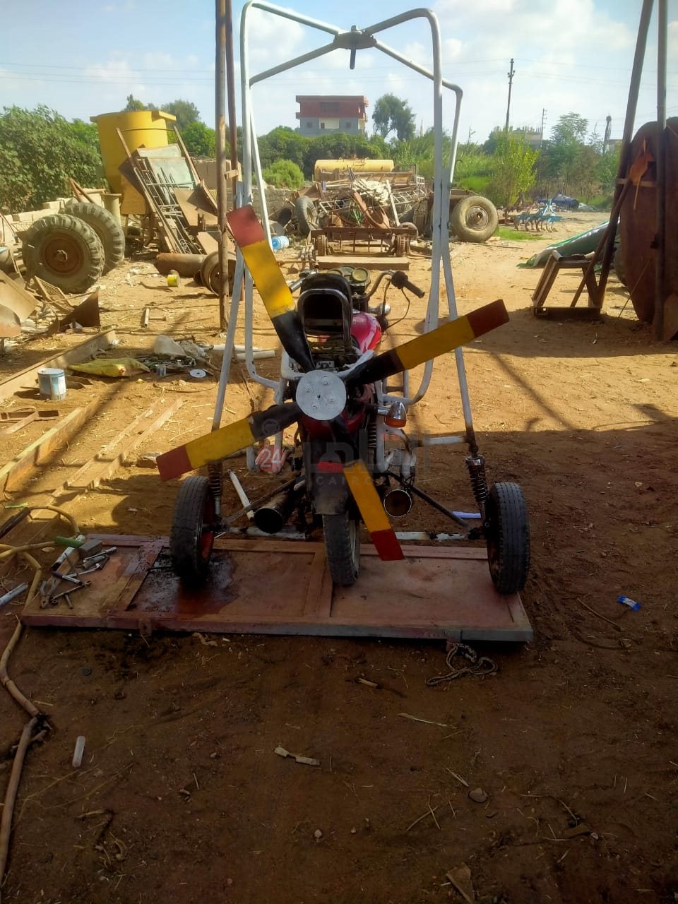 إعداد الموتسيكل الطائر في الشرقية