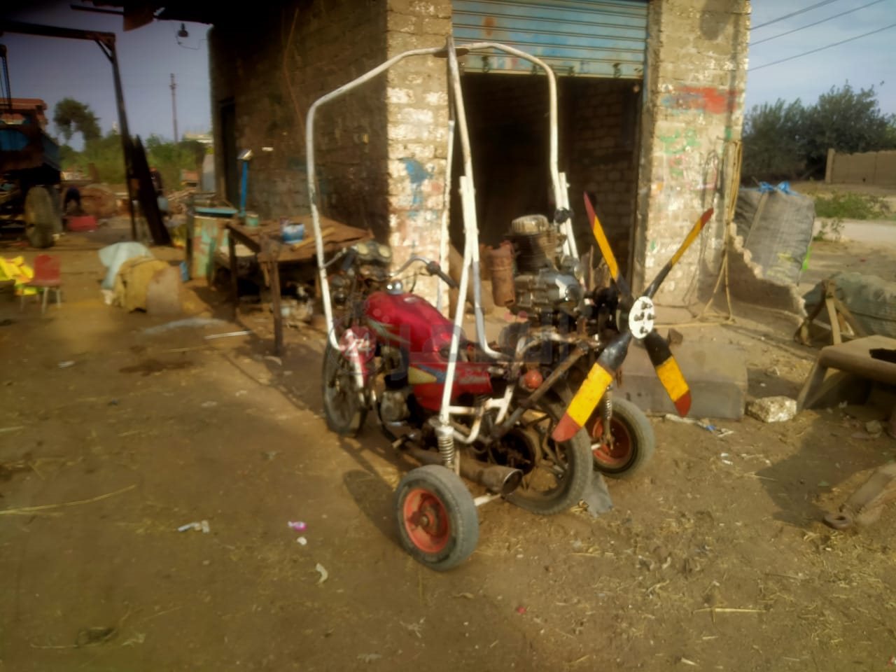 إعداد الموتسيكل الطائر في الشرقية