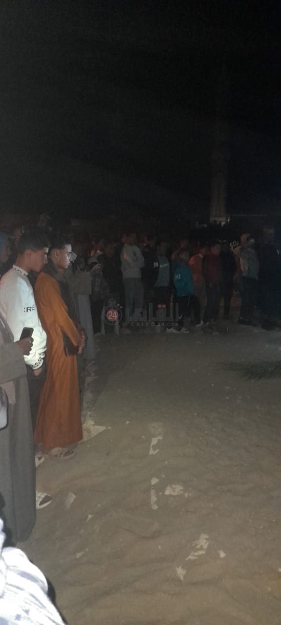 أثناء تشييع جنازه شاب من الفيوم