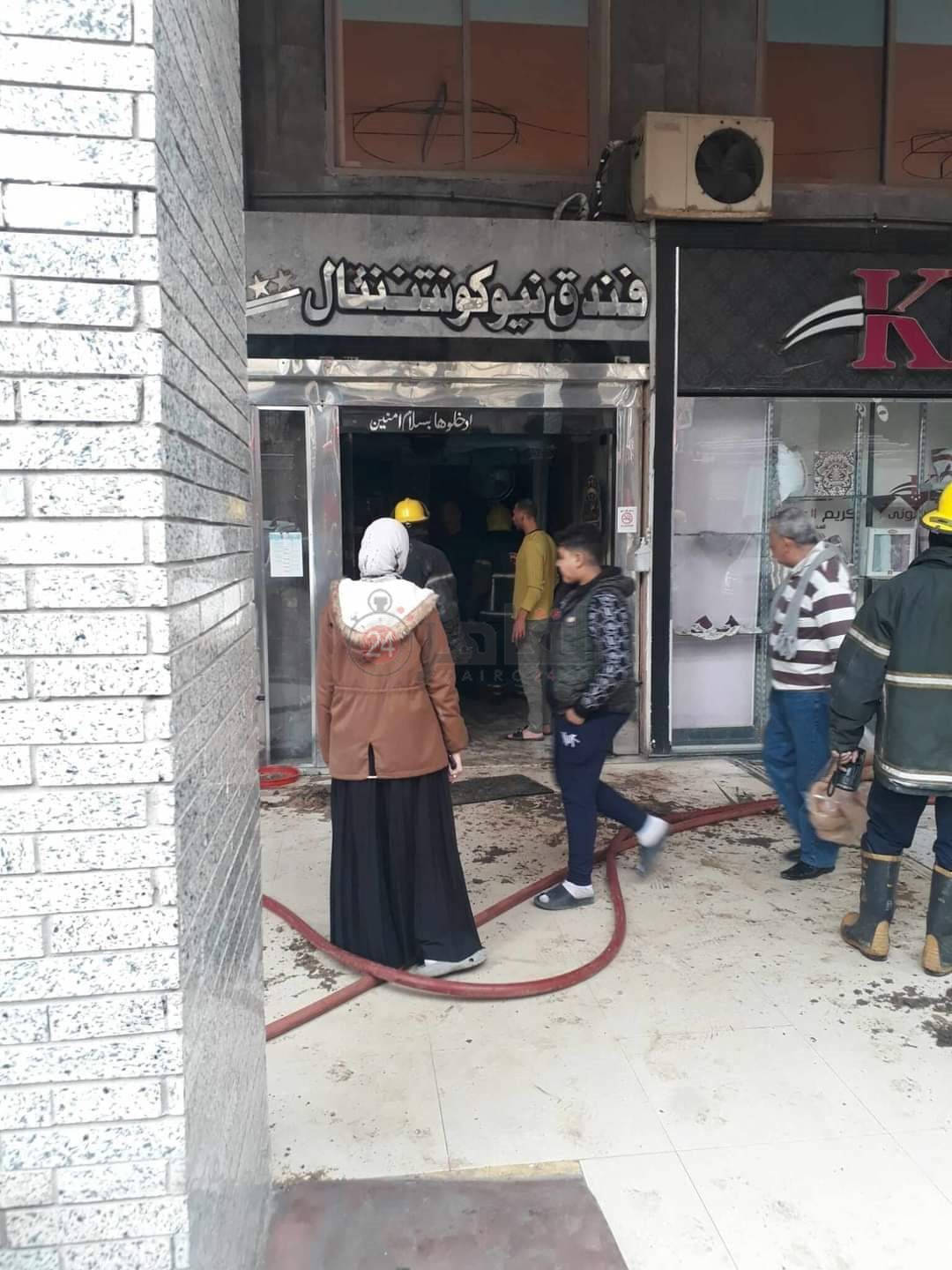 حريق بمولد كهرباء ببورسعيد 