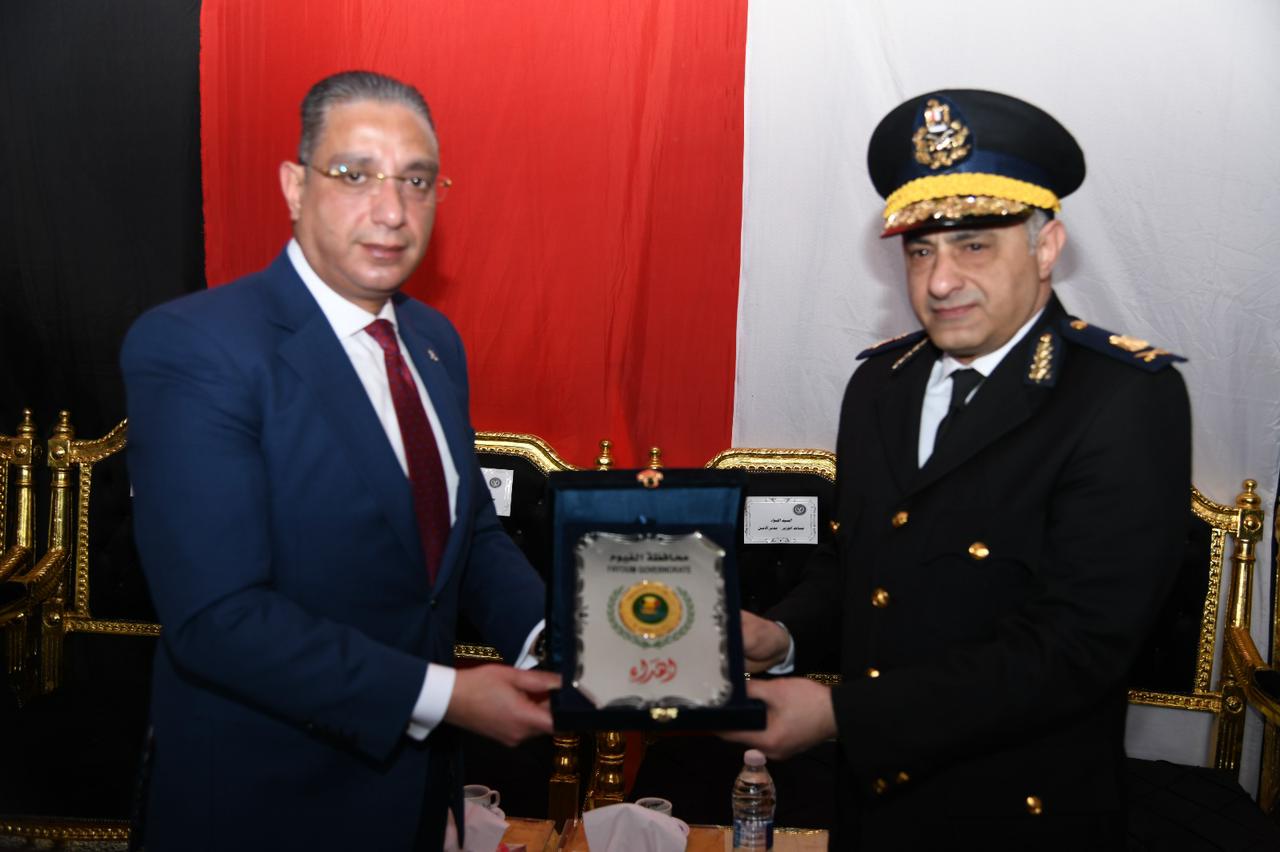 الاحتفال بعيد الشرطة في الفيوم