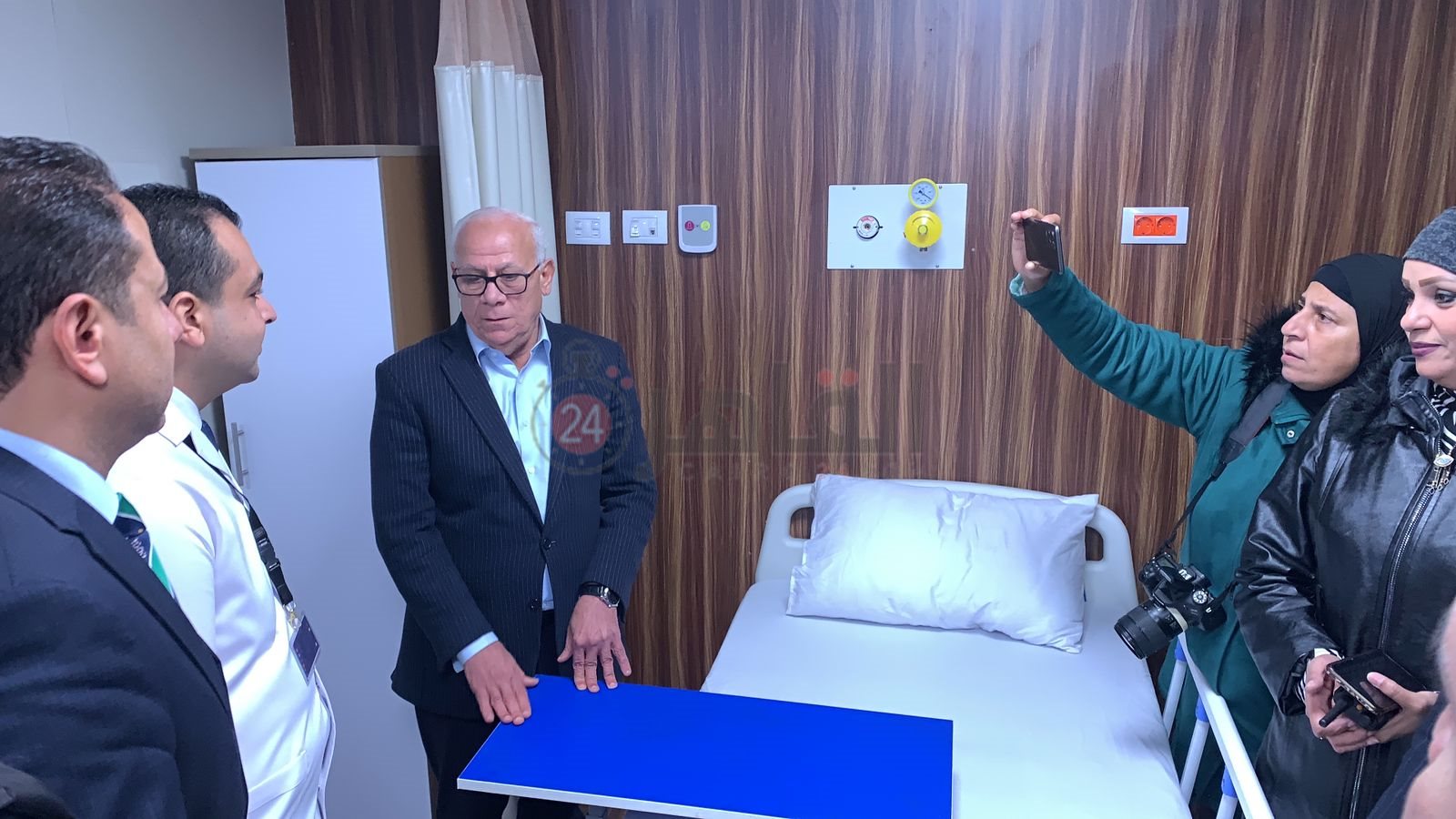 رئيس هيئة الرعاية الصحية يفتتح الجناح البحري بمستشفي السلام ببورسعيد