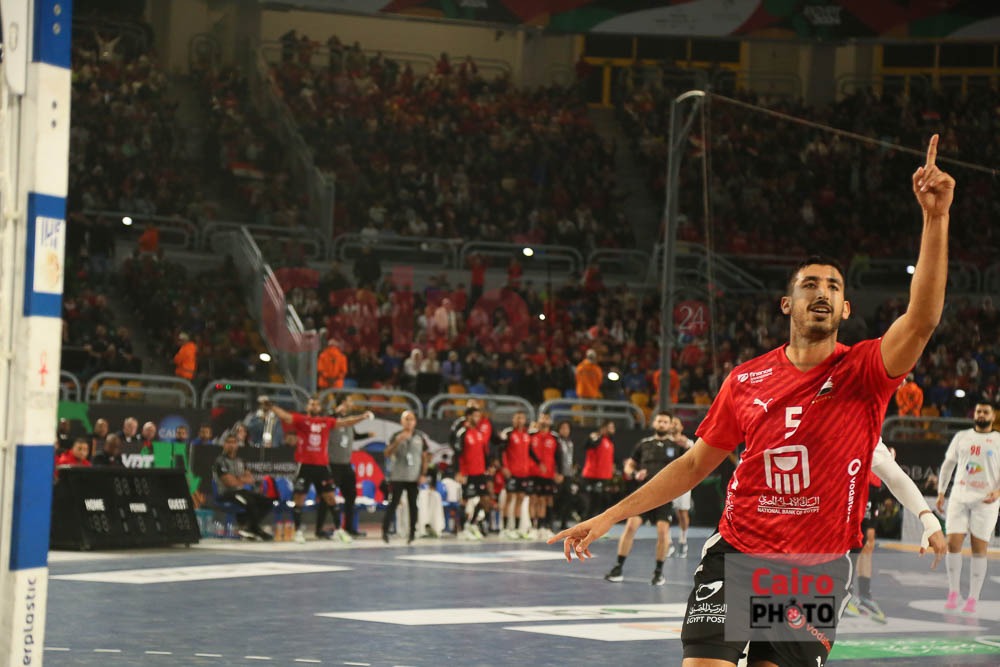 مباراة مصر وتونس في كرة اليد (1)