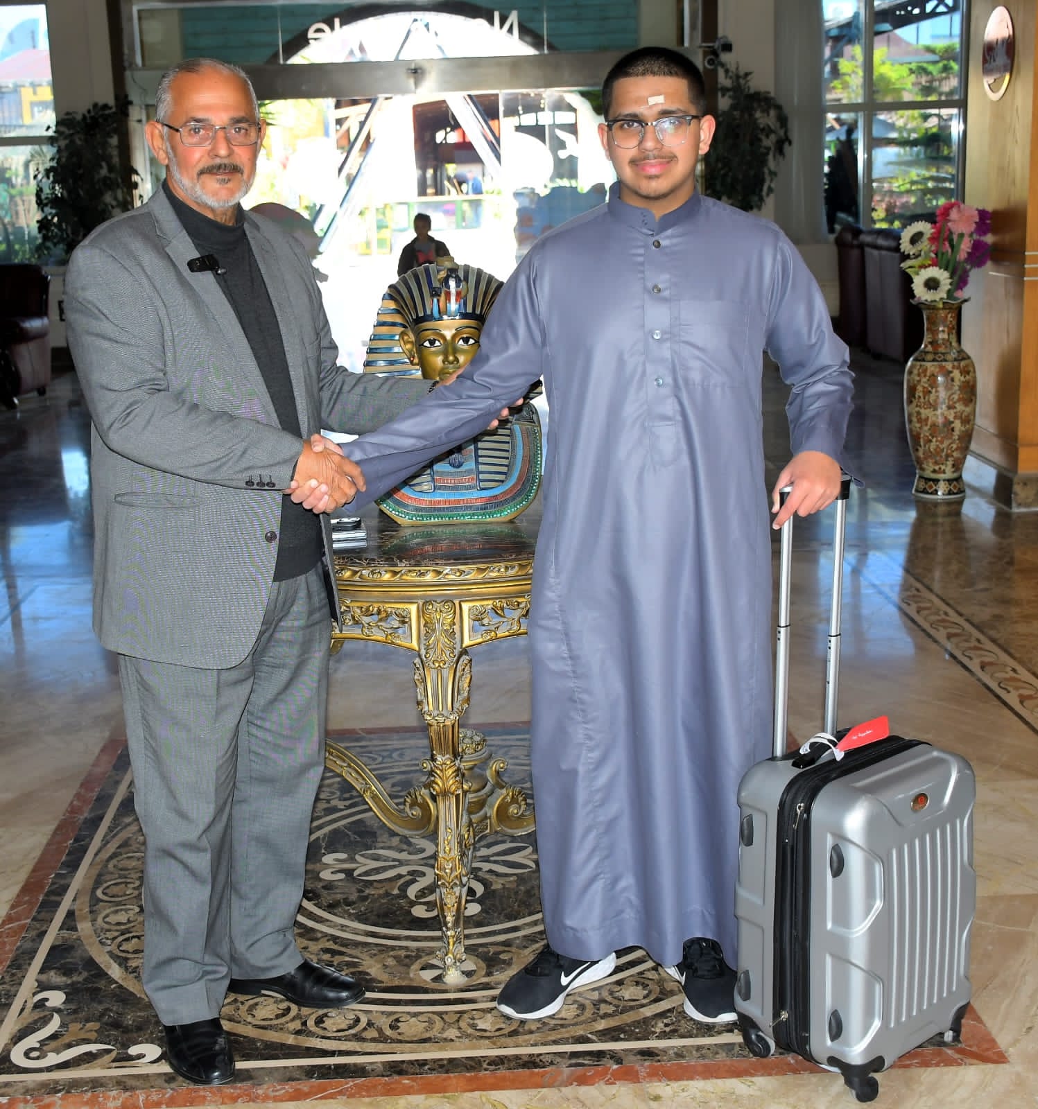 وصول المشاركون في مسابقة بورسعيد الدولية لحفظ القرآن الكريم والإبتهال الديني