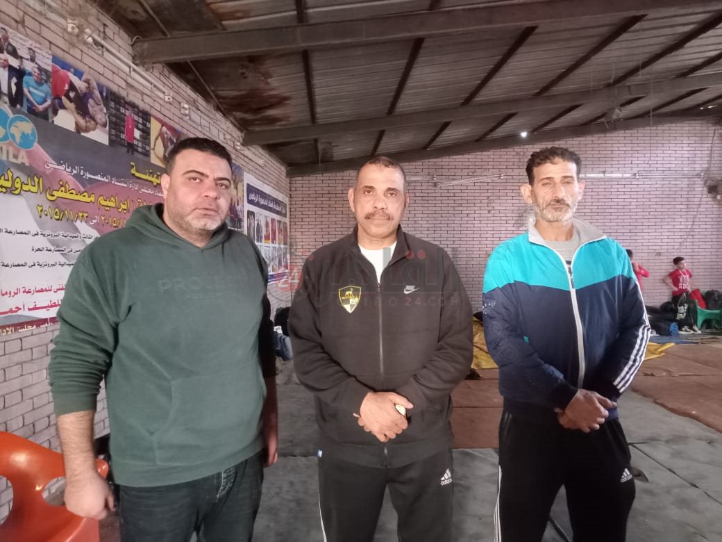 المشرف الفني بالاتحاد المصري للمصارعة يزور الناشئين بالدقهلية