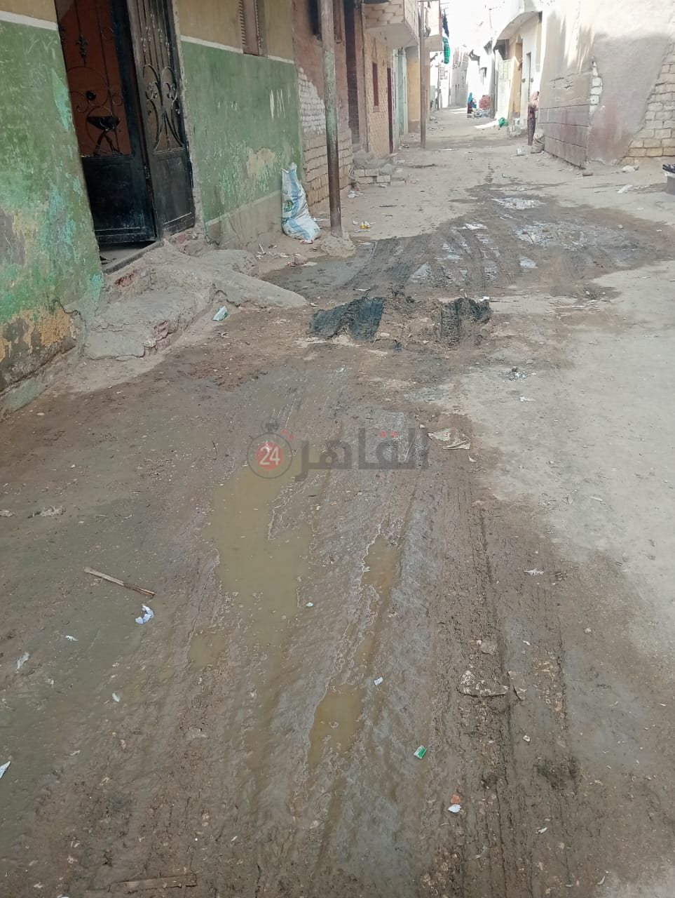 استغاثة من أهالي قري فانوس بمركز طاميه بالفيوم لعدم وجود صرف صحي