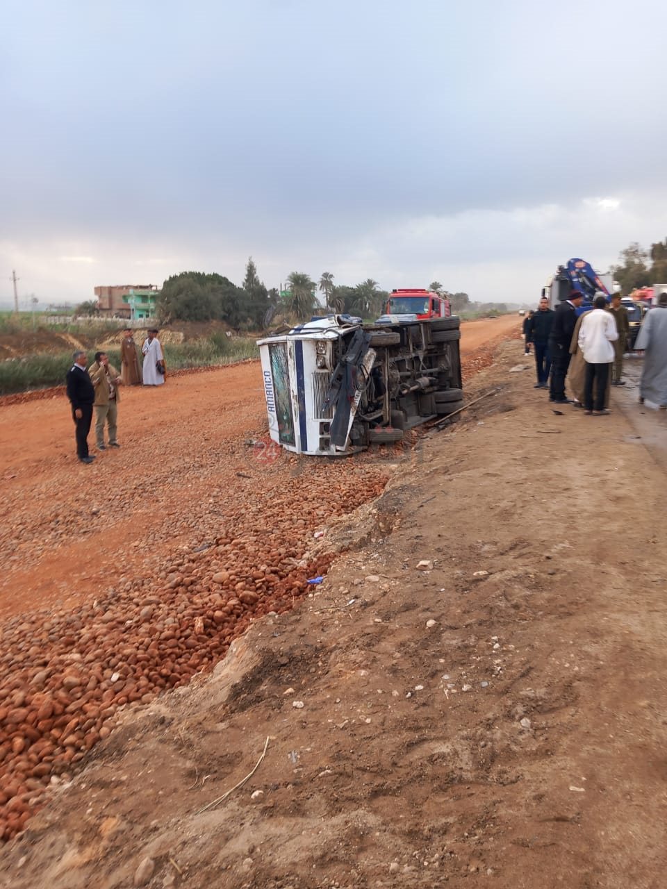 تصادم 4 سيارات بأسيوط