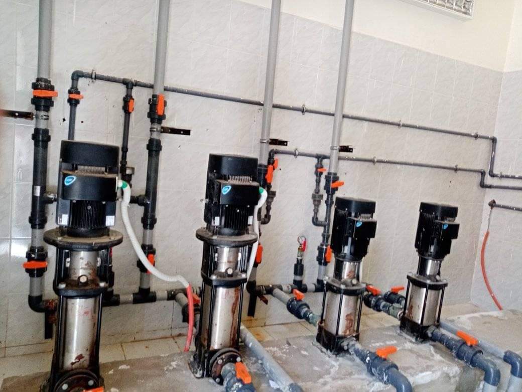 مراجعة شاملة وصيانة منظومة الكلور بالمحطات