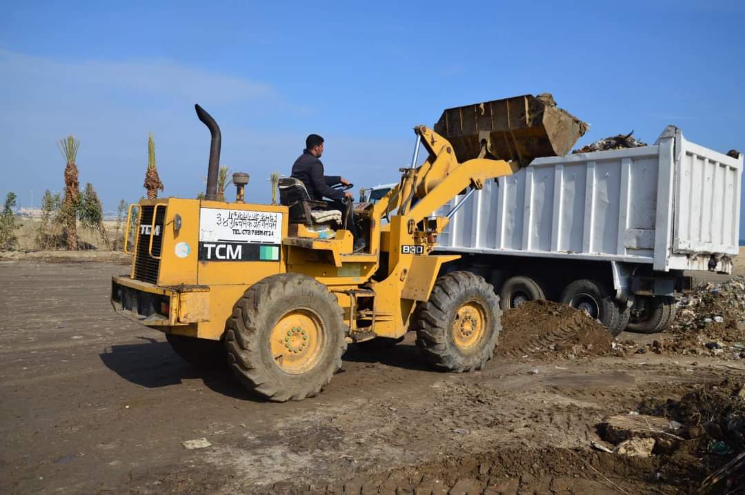 رفع كفاءة شاطئ بورفؤاد 