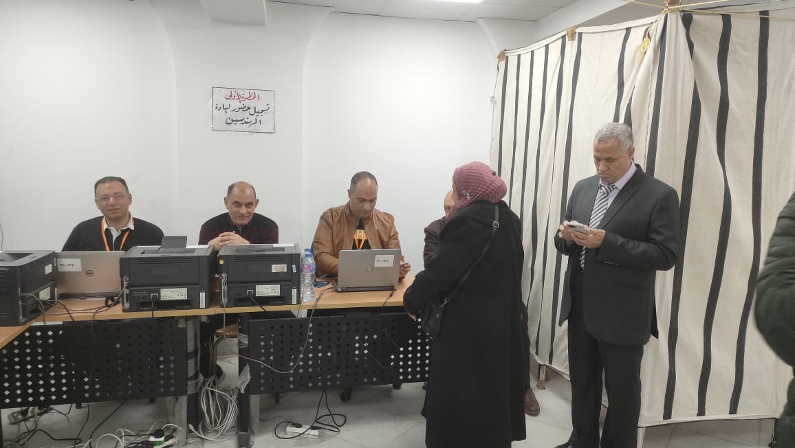 توافد مهندسوا بورسعيد على لجان انتخابات التجديد النصفي
