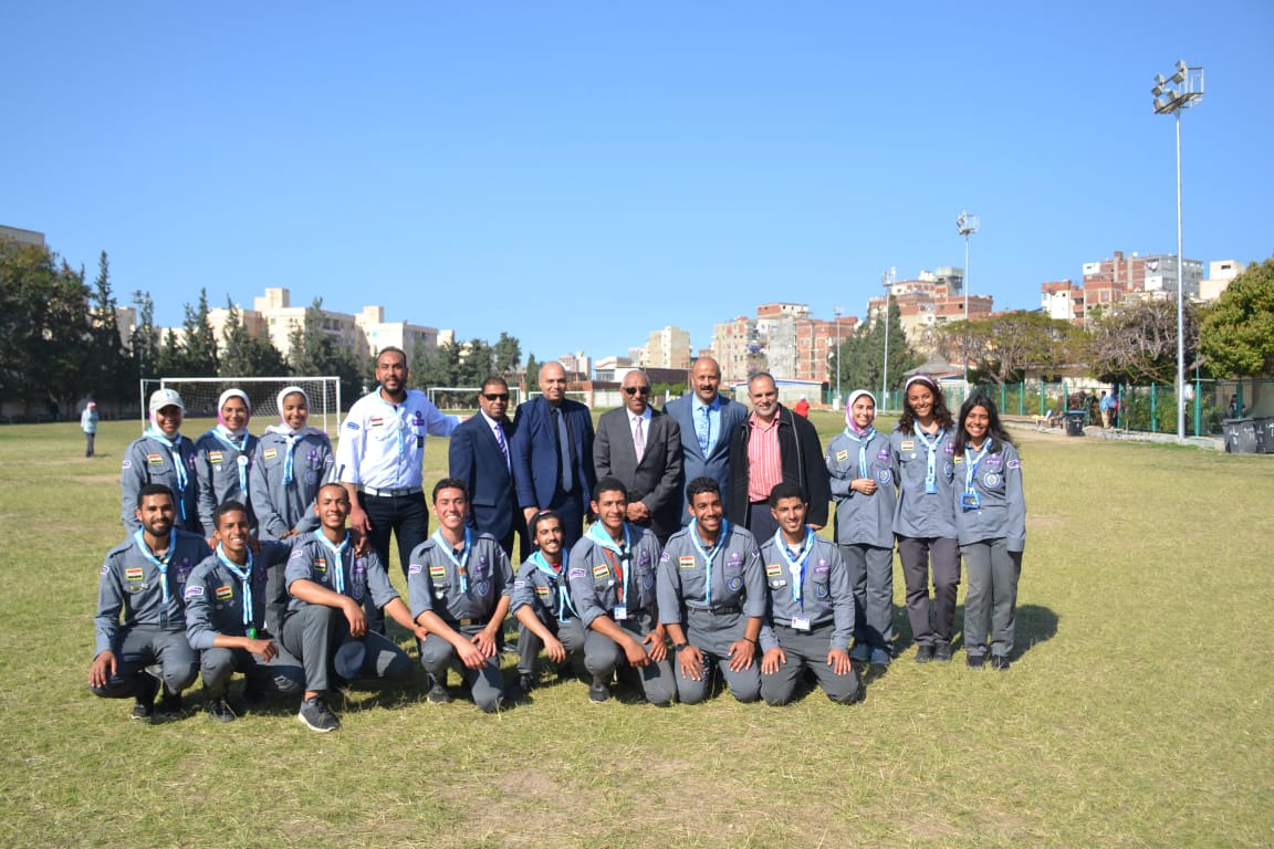 افتتاح المهرجان الكشفي لجوالي وجوالات جامعة الإسكندرية