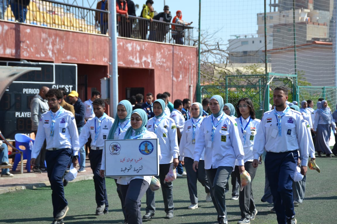 افتتاح المهرجان الكشفي لجوالي وجوالات جامعة الإسكندرية