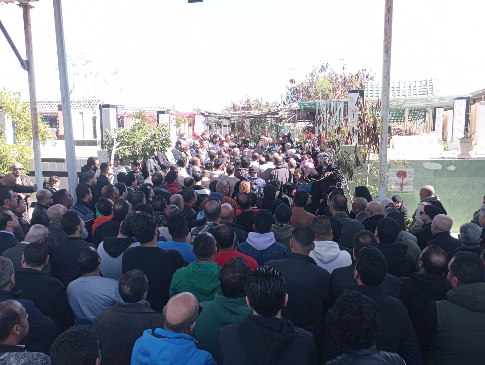 جنازة مهيبة لوالد النائب أحمد فرغلي ببورسعيد