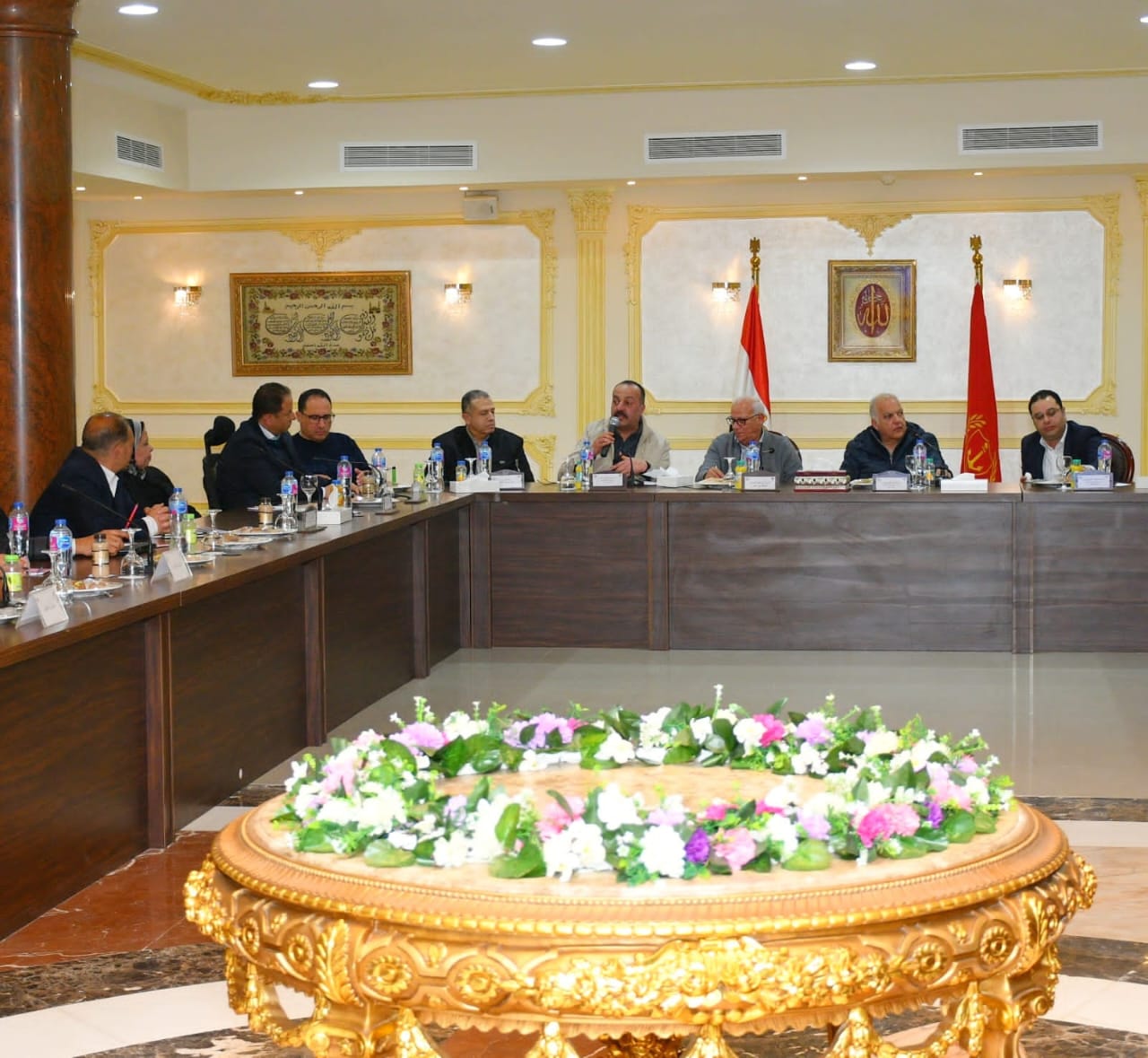 محافظ بورسعيد يستقبل أعضاء لجنة الطاقة والبيئة بمجلس النواب