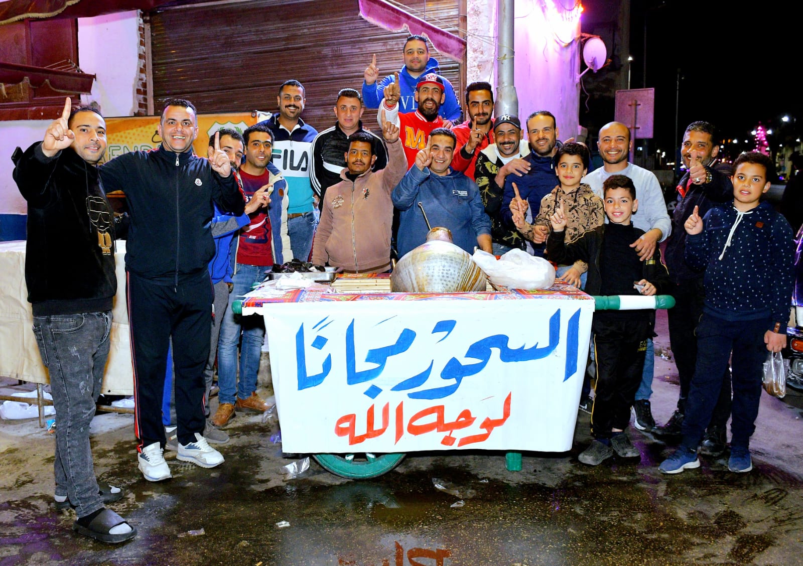 عربة السحور المجاني ببورسعيد 