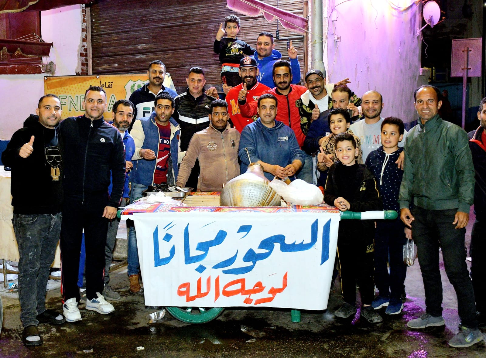 عربة السحور المجاني ببورسعيد 