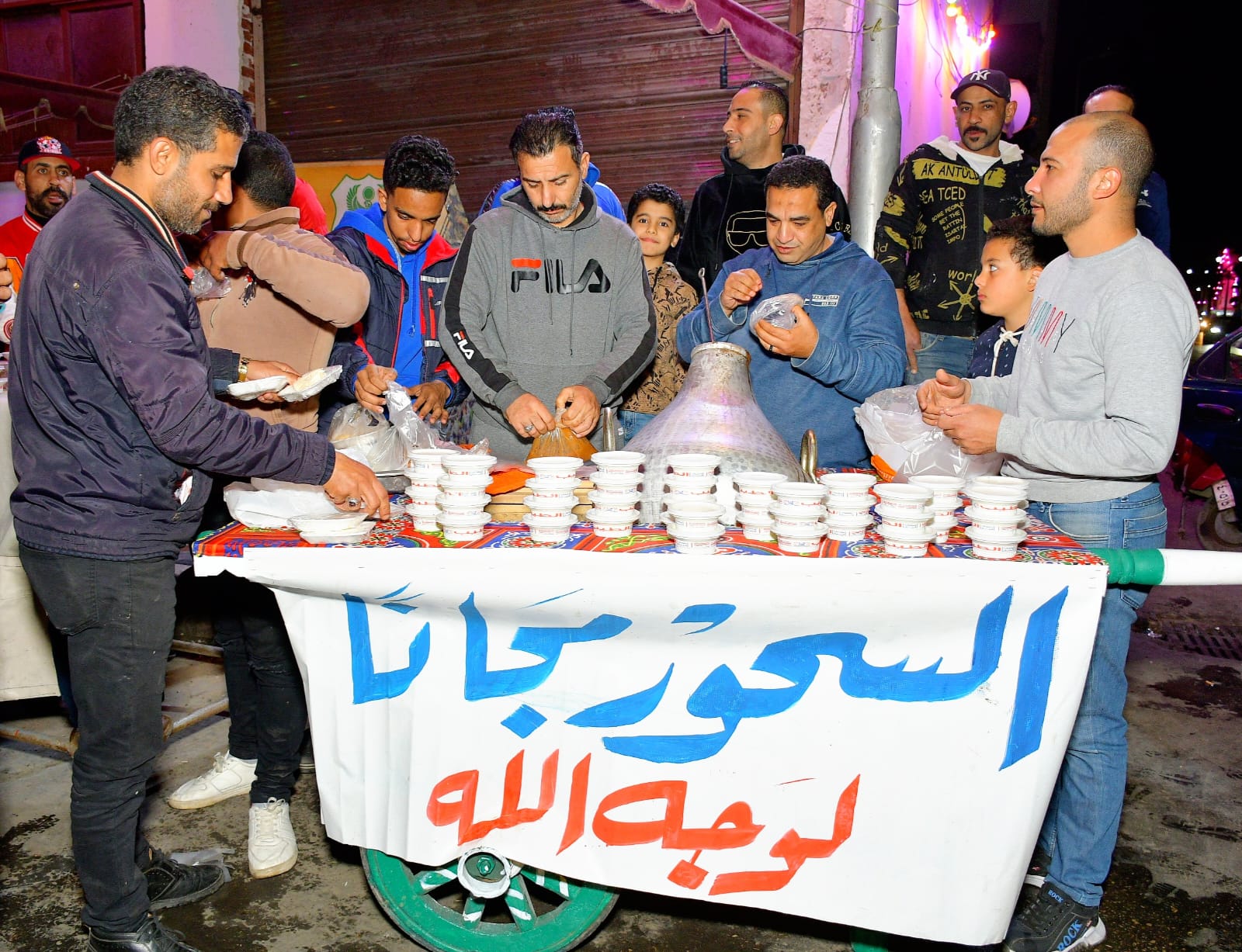 عربة السحور المجاني ببورسعيد 