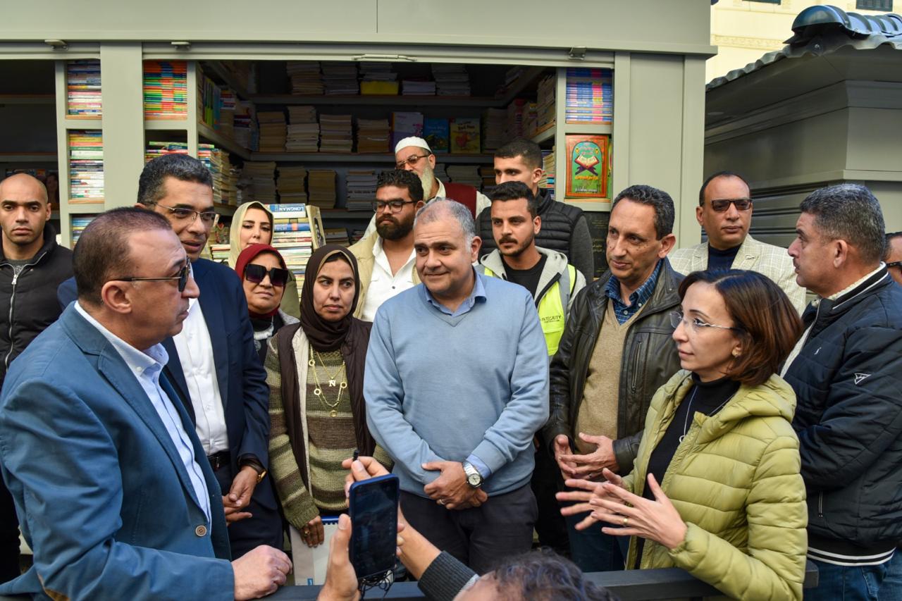 محافظ الإسكندرية يتابع معدلات تنفيذ مشروع شارع النبي دانيال 