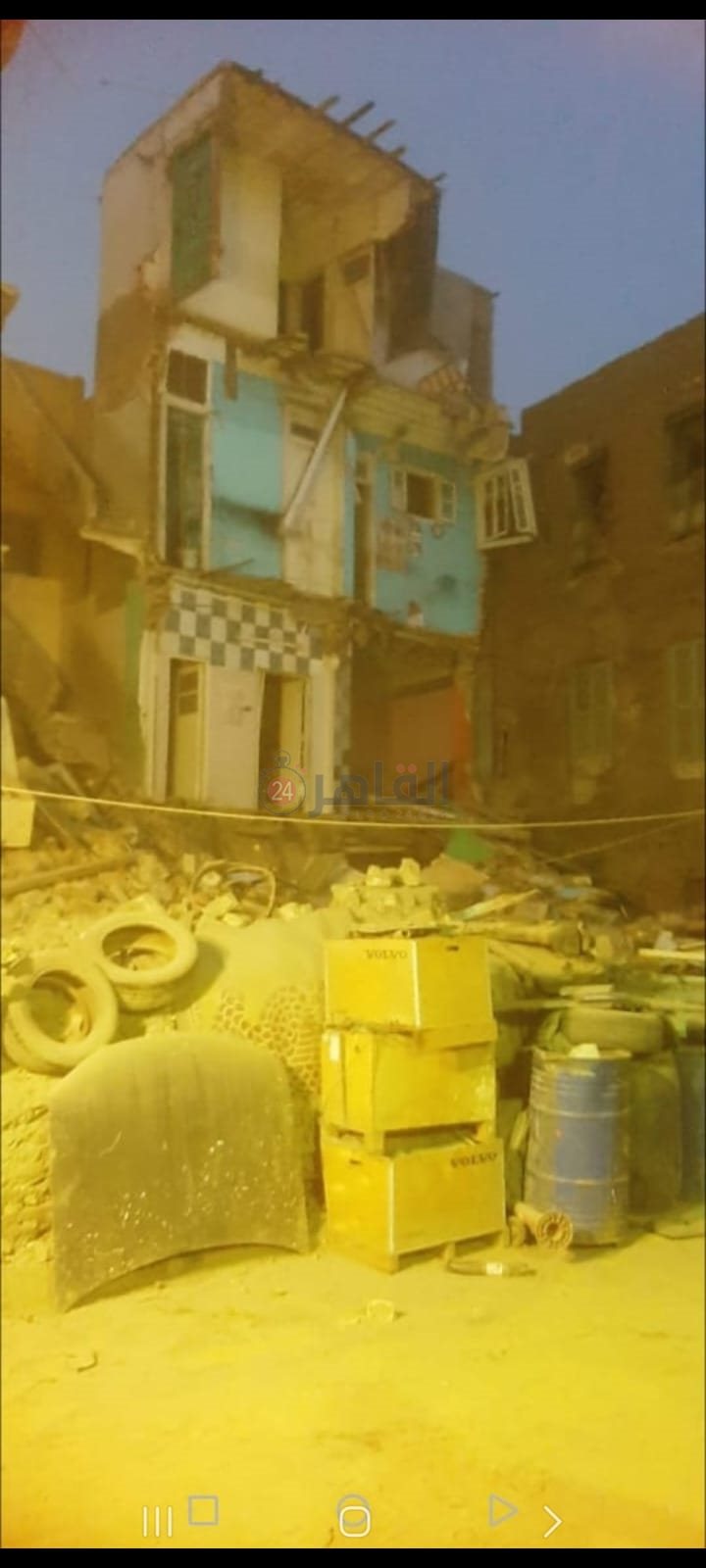 انهيار عقار بولاق أبو العلا