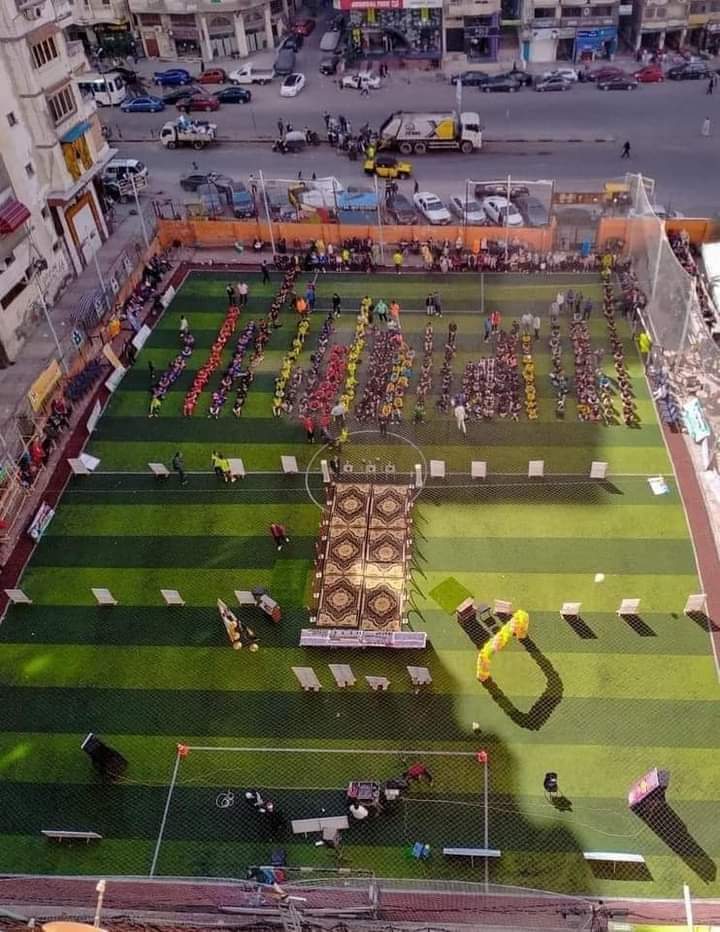 هدم ملعب سيدى بشر بالإسكندرية 